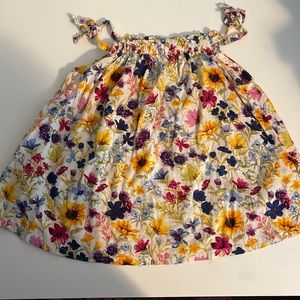 Flower toddler tank